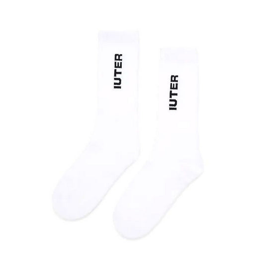 Calcetines unisex Iuter - Calcetines de tenis con logo - Blanco