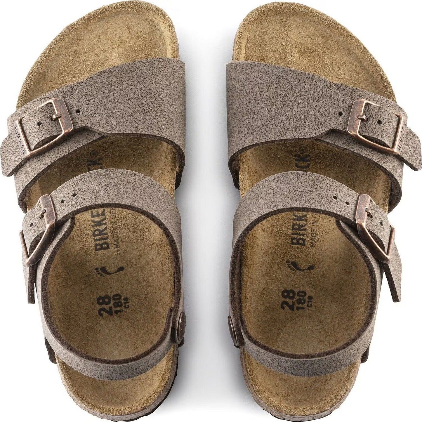 Sandali Bambini Unisex Birkenstock - New York Kids - Marrone