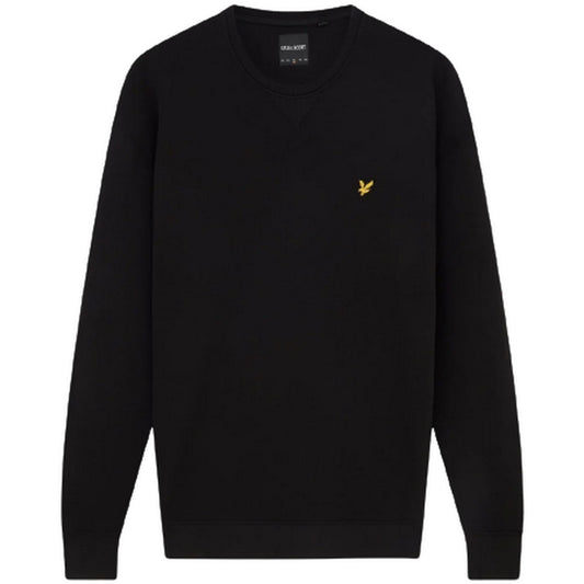 Lyle & Scott Herren-Kapuzenpullover – Rundhals-Sweatshirt – Schwarz