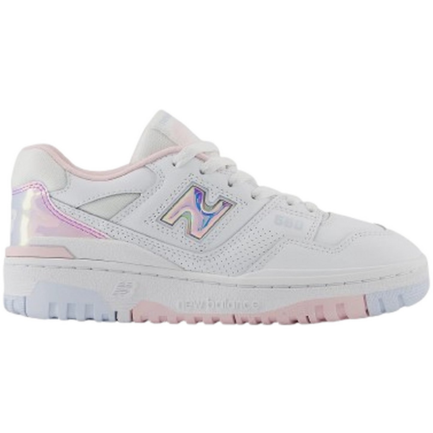 New Balance Boy Sneaker - Chaussure de style de vie pour enfants - Blanc