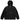 Wasserdichte Unisex-Jacken von Rains – Kauto Insulated Jacket – Schwarz