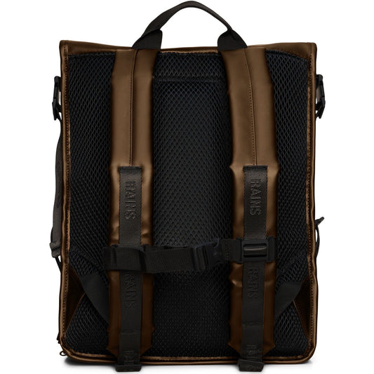 Borse a spalla Unisex Rains - Trail Mountaineer Rolltop W3 - Marrone