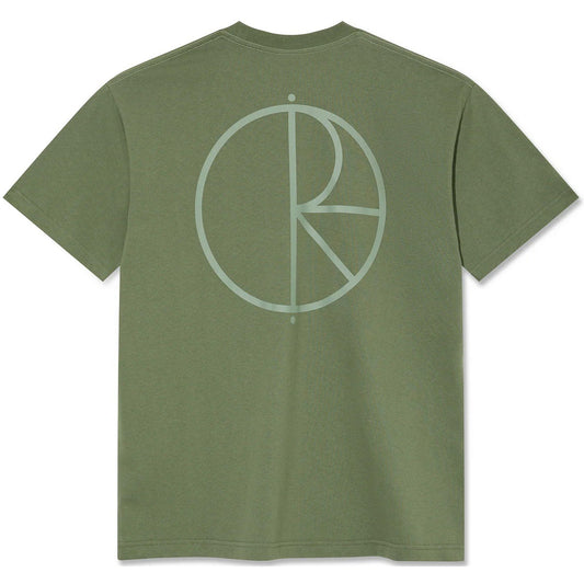 Polar Herren-T-Shirt – Contrast Tee Stroke Logo – Grün