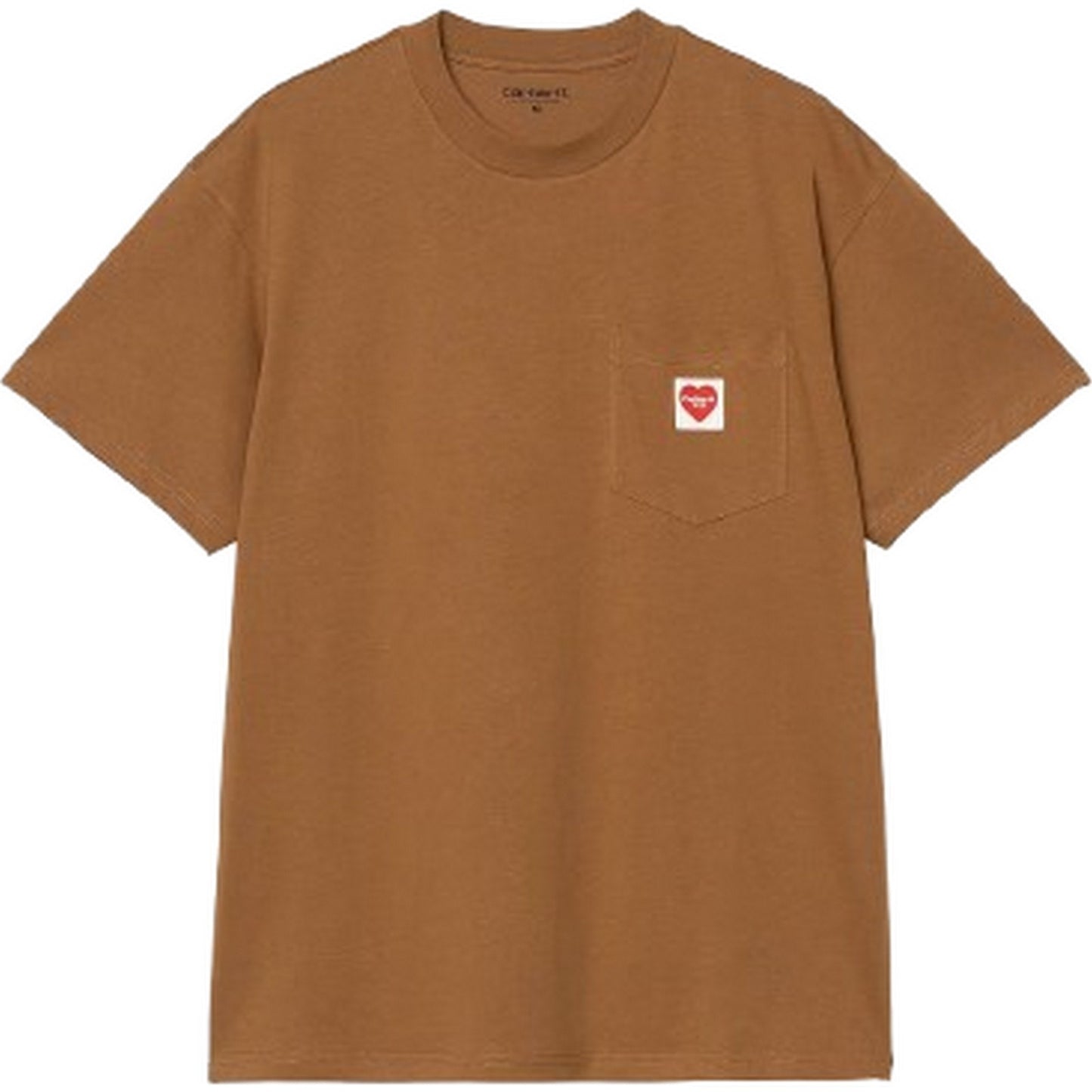 T-shirt Uomo Carhartt Wip - S/S Pocket Heart T-Shirt Organic Cotton - Marrone