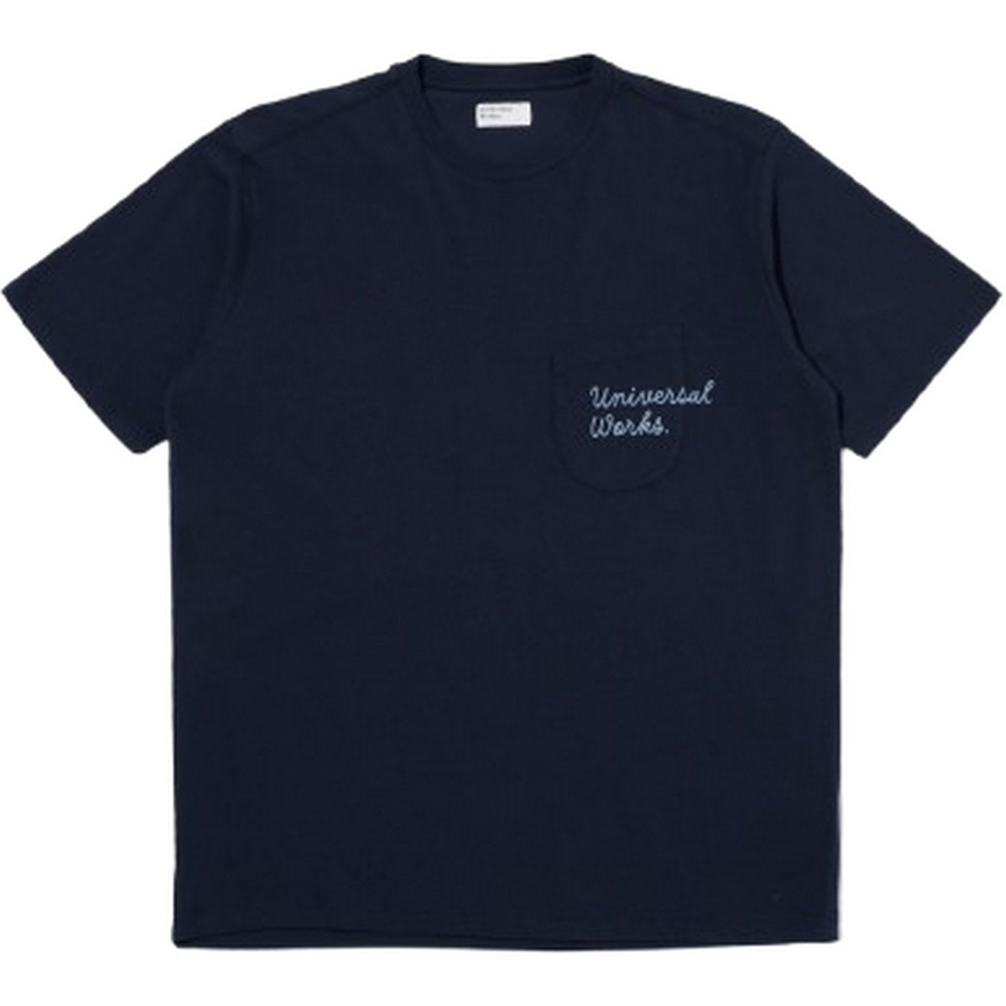 T-shirt Uomo Universal Works - Print Pocket Tee - Blu