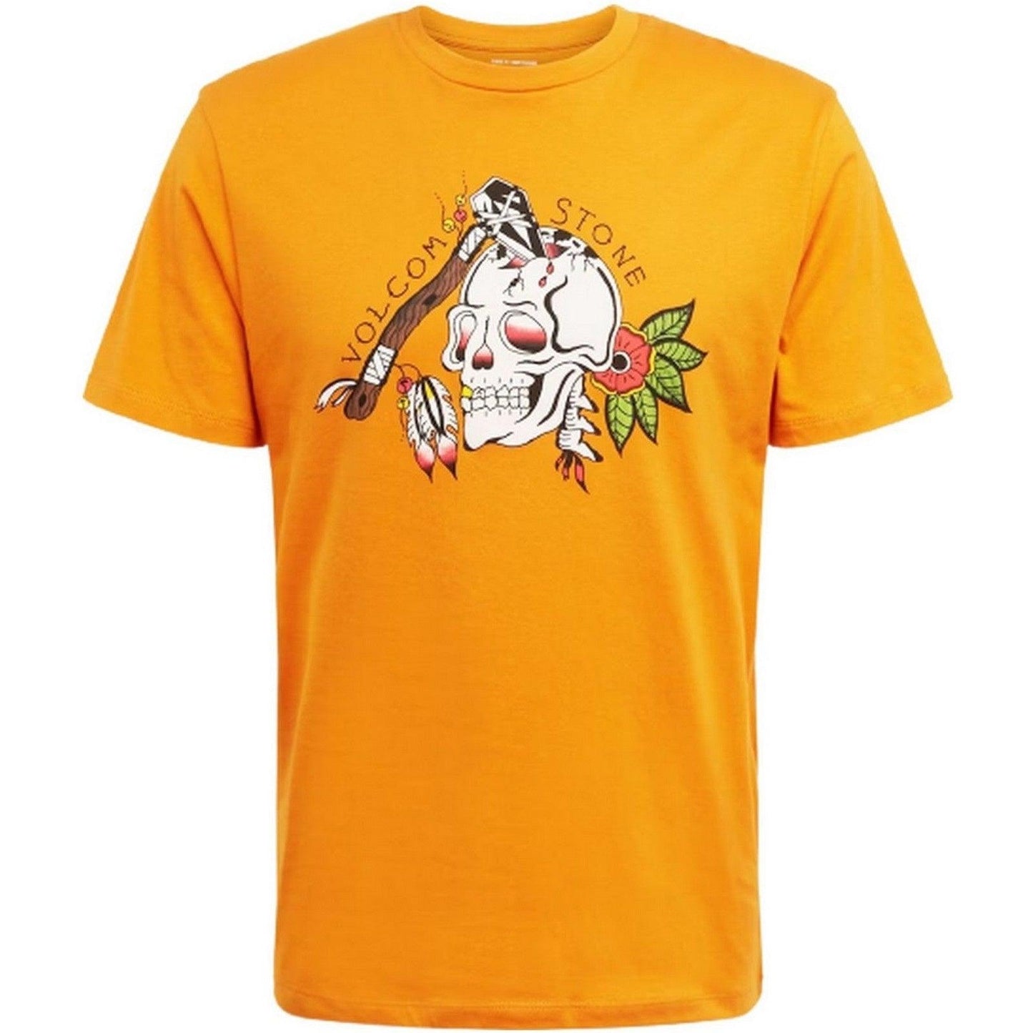 T-shirt Uomo Volcom - Lintell Bsc Sst 1 - Arancione