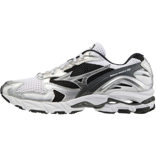 Zapatilla unisex Mizuno - Wave Rider 10 - Plata