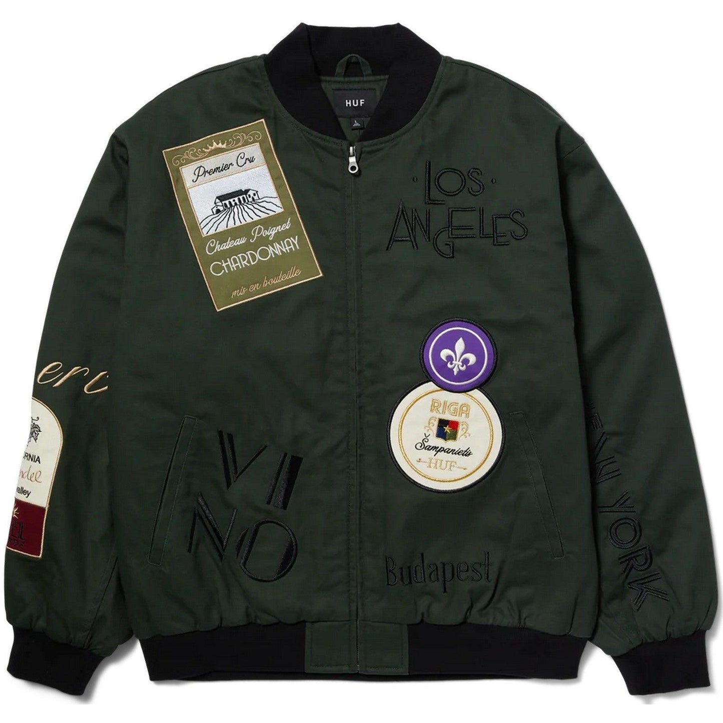 Giacche Uomo Huf - Stratford Tour Jacket - Verde