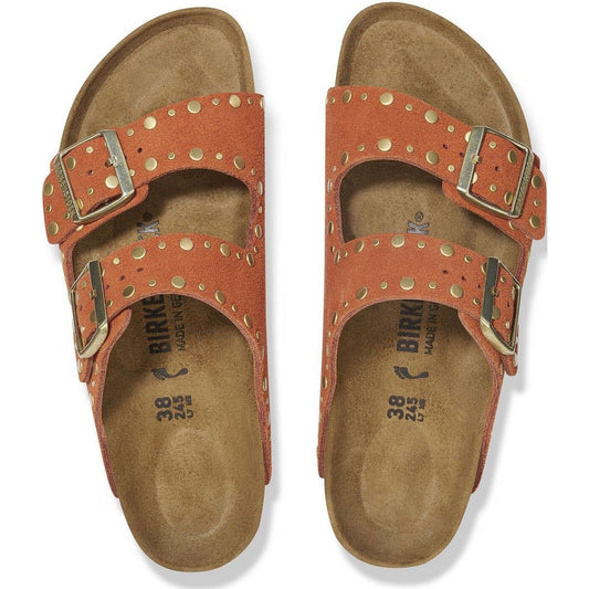 Sandali Unisex Birkenstock - Arizona Rivet - Marrone