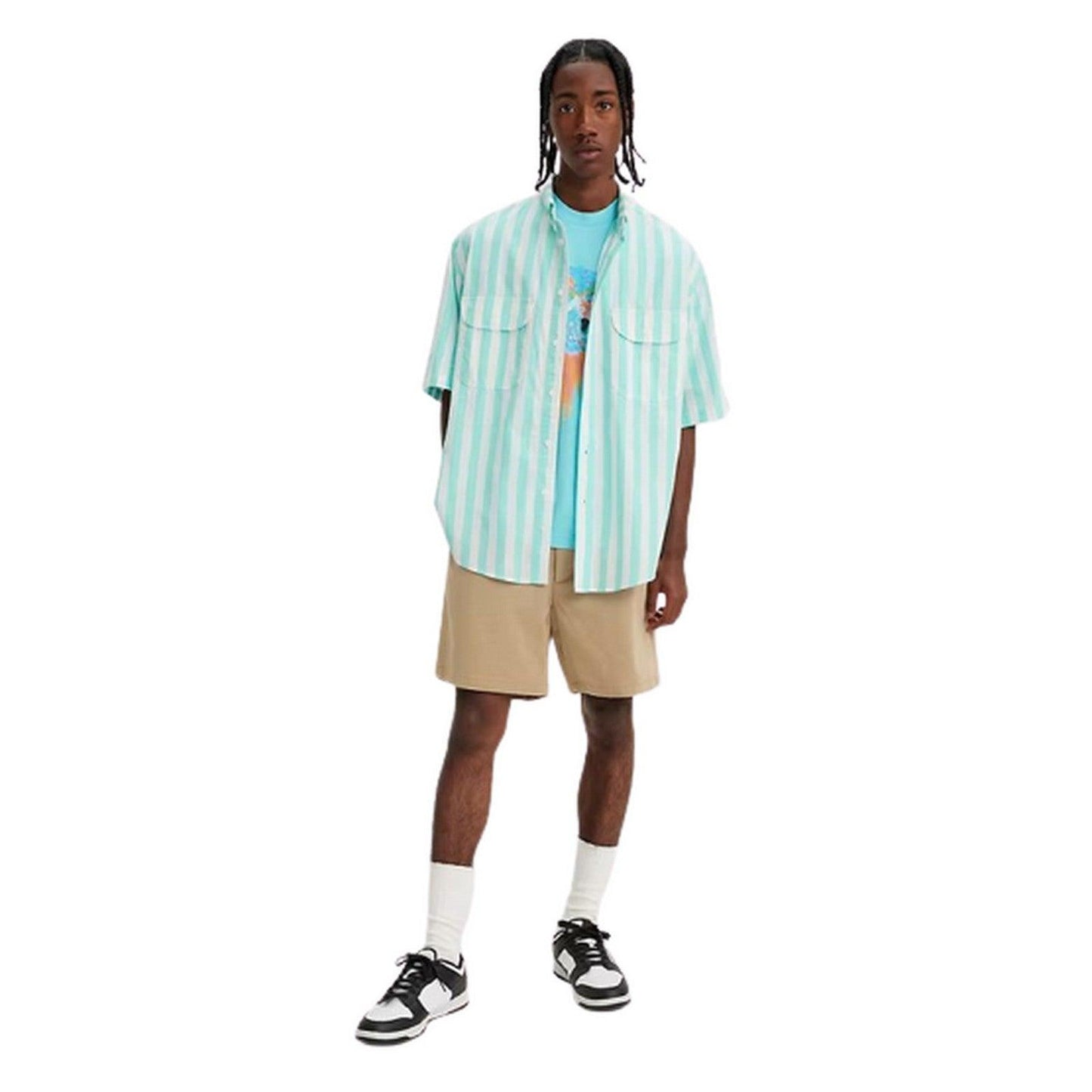 Pantaloncini Uomo Levi's - Skate Loose Chino Short S&E Harvest Gold - Beige