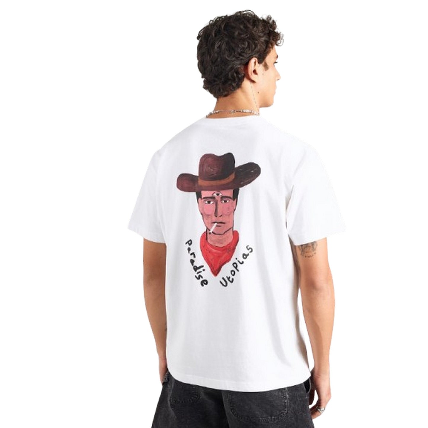 T-shirt Uomo Volcom - Fa Mickey Mason 2 Sst - Bianco