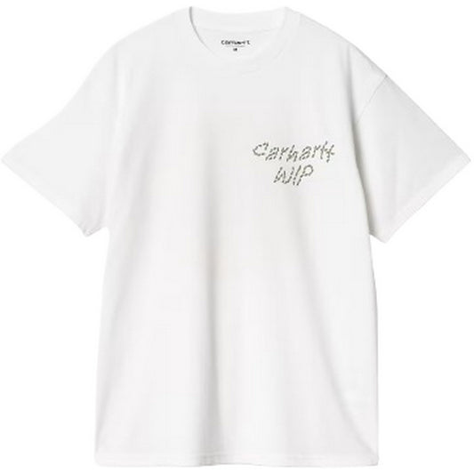 T-shirt Uomo Carhartt Wip - S/S Sunflower T-Shirt - Bianco