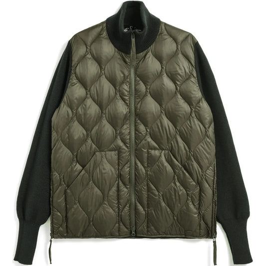 Piumini Unisex Taion - Military Hi Neck W-Zip Down Jkt - Verde