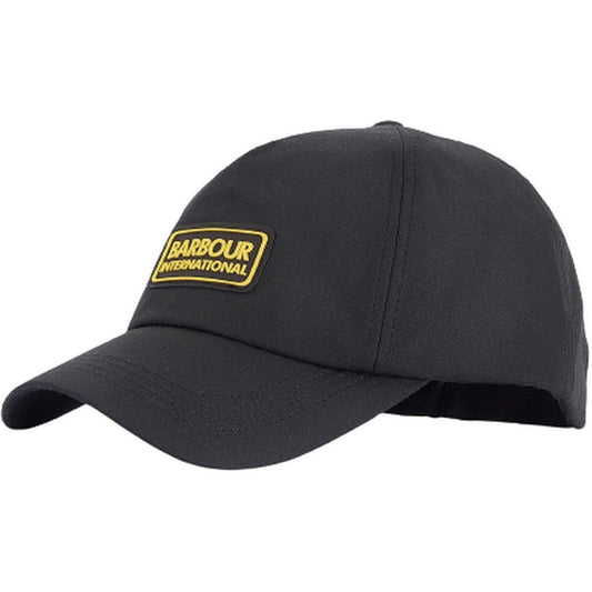 Barbour International Casquettes de baseball pour hommes - Casquette de sport en coton ciré Legacy - Noir