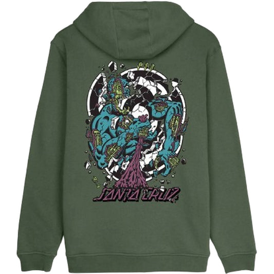 Felpe con cappuccio Ragazzo Santa Cruz - Roskopp Dissect Strip Hood - Nero