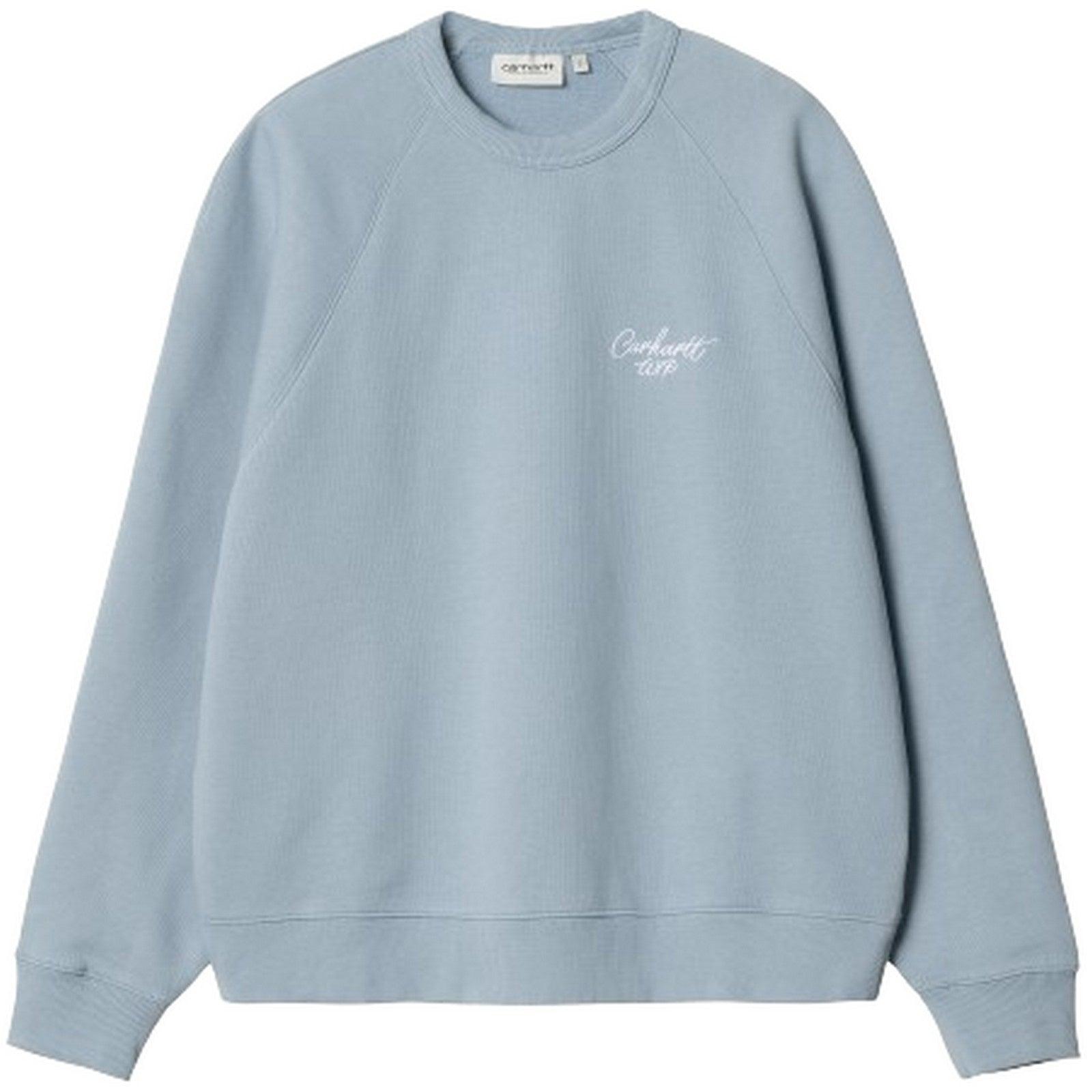 Camisetas de mujer Carhartt Wip W' Signature Sweat Azul claro