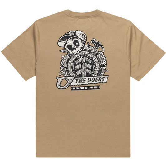 Element Herren-T-Shirt – Timber Icon Ss – Beige