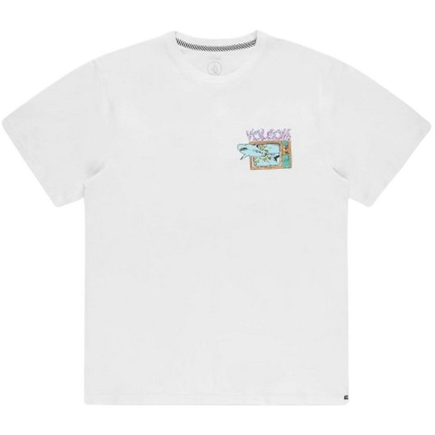 T-shirt Uomo Volcom - Frenchsurf Pw Sst - Bianco