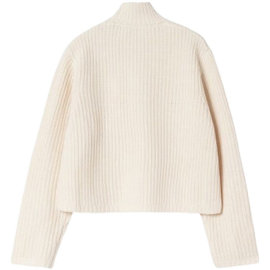 Felpe senza cappuccio Donna Carhartt Wip - W' Detroit Half Zip Sweater - Beige
