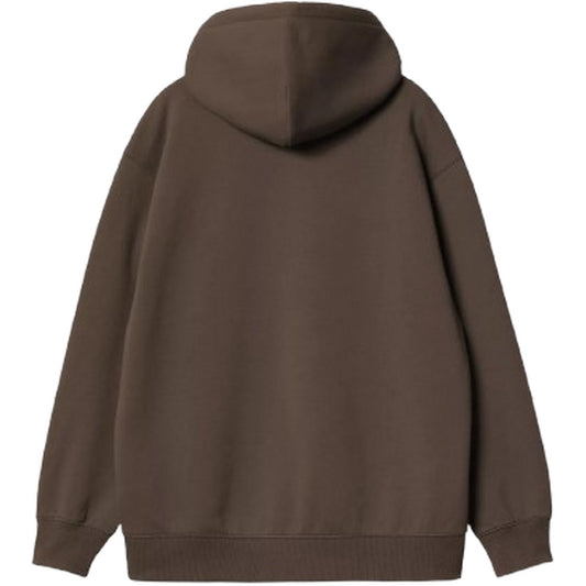 Felpe con cappuccio Donna Carhartt Wip - W' Hooded Carhartt Sweatshirt - Marrone