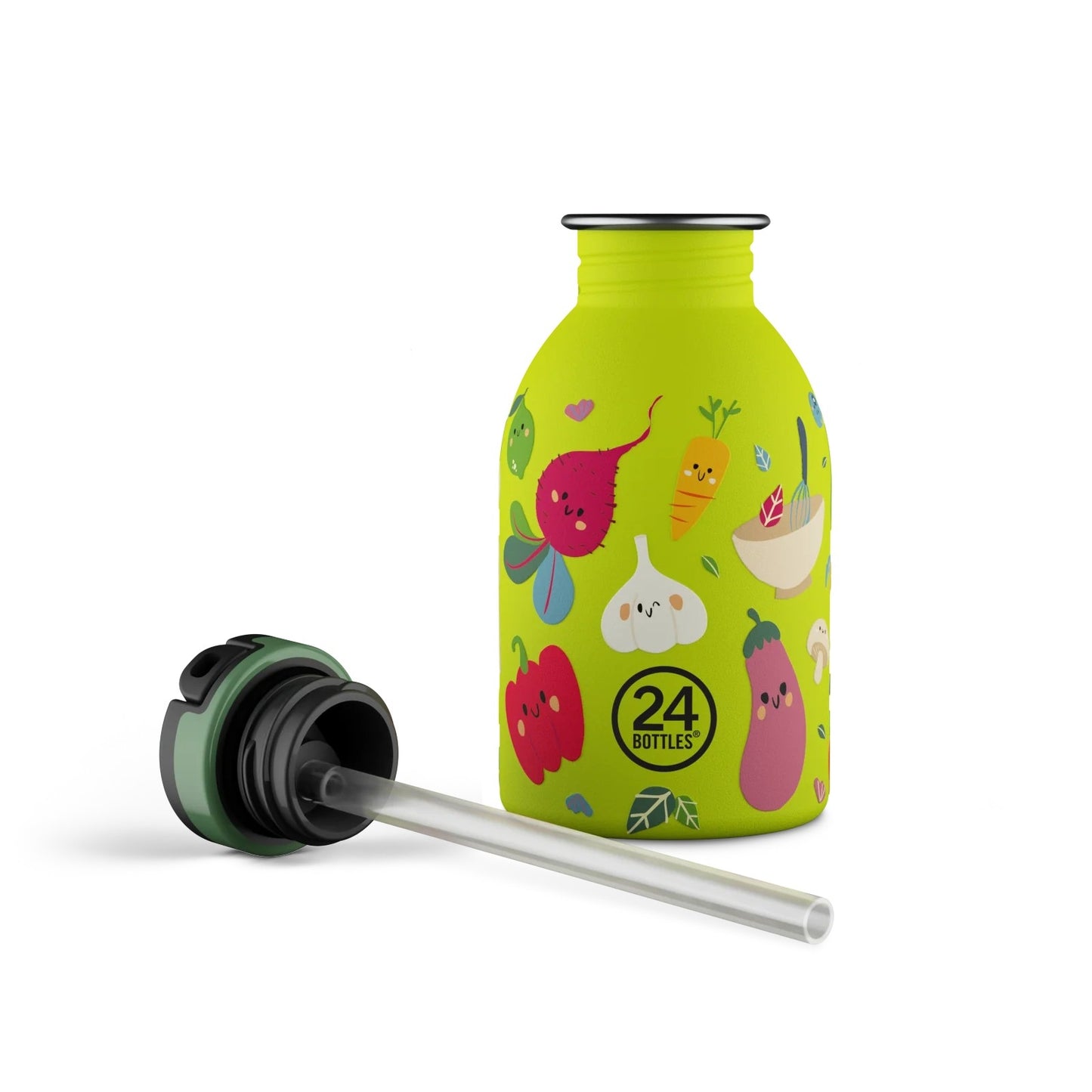 Thermos pour boissons Enfant Mixte 24 bouteilles - Urban Bottle 250 Veggie Friends - Multicolore