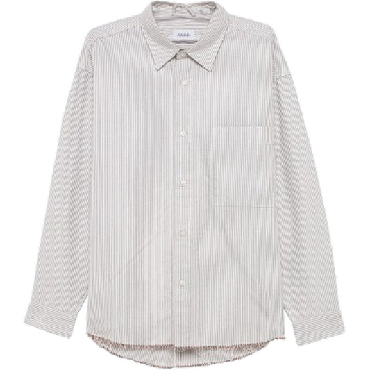 Amish Men's Casual Shirts - Dropped Raw edge - White