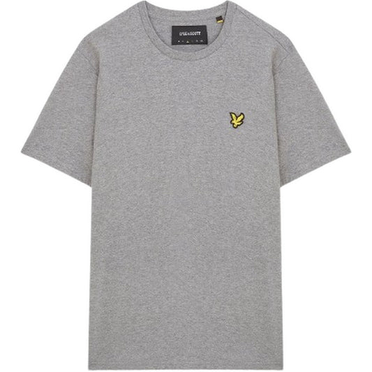 Lyle & Scott Herren-T-Shirt – einfarbiges T-Shirt – Grau