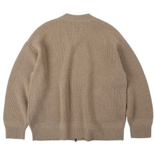 Cardigan Uomo Frizmworks - Wool Deck Zipup Cardigan - Beige