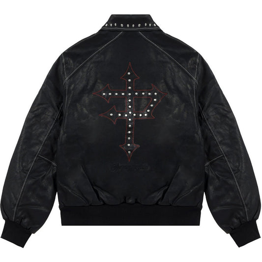 Giacche Uomo Propaganda - Varsity Jacket - Nero
