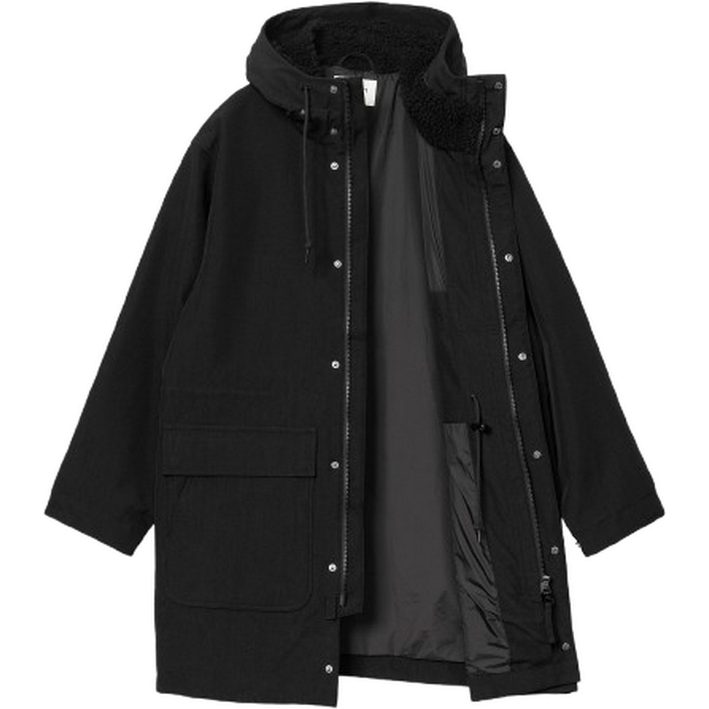 Carhartt Wip Women's Jackets - W' Clarton Parka - Black