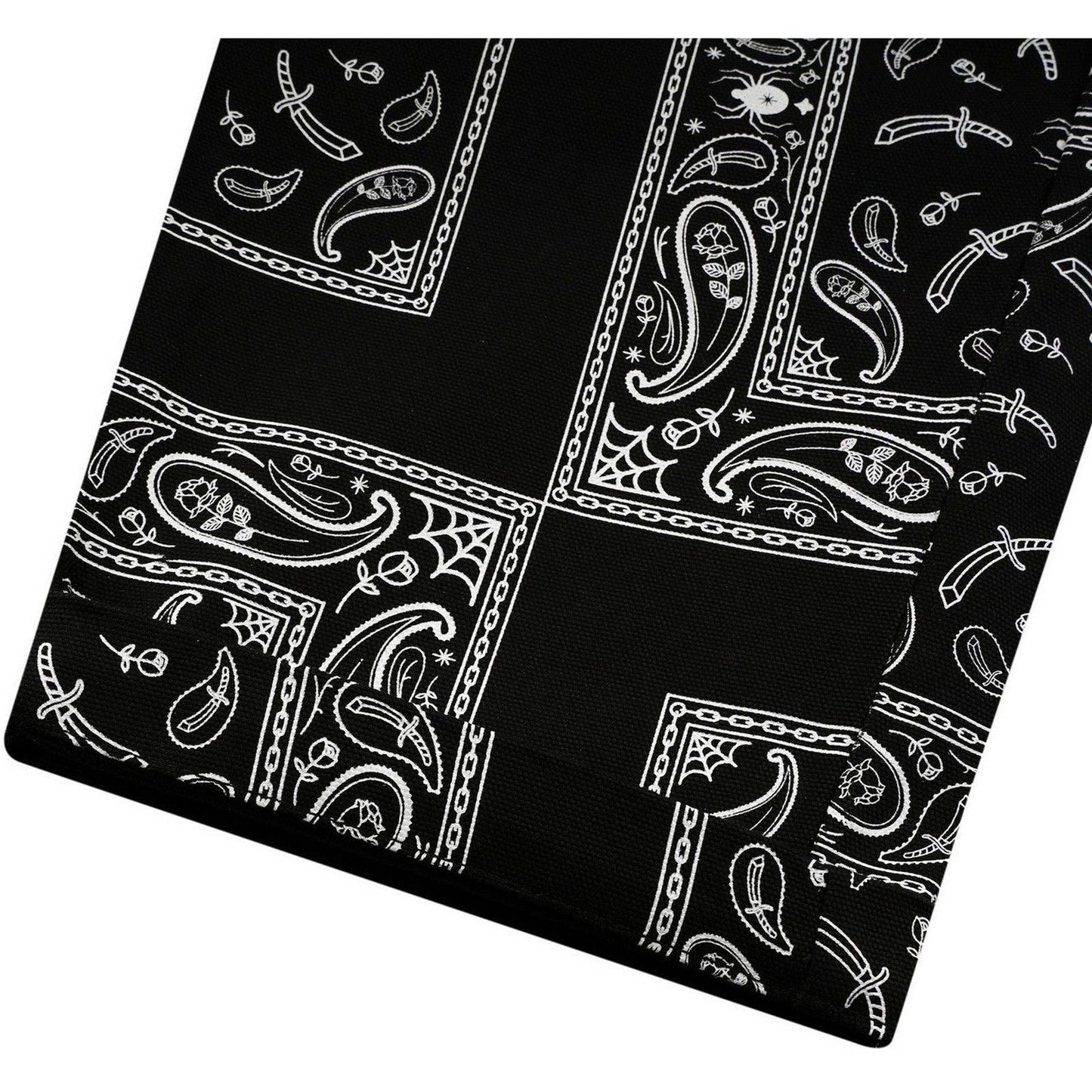 Pantalon Doomsday pour hommes - Pantalon Chino Bandana - Noir