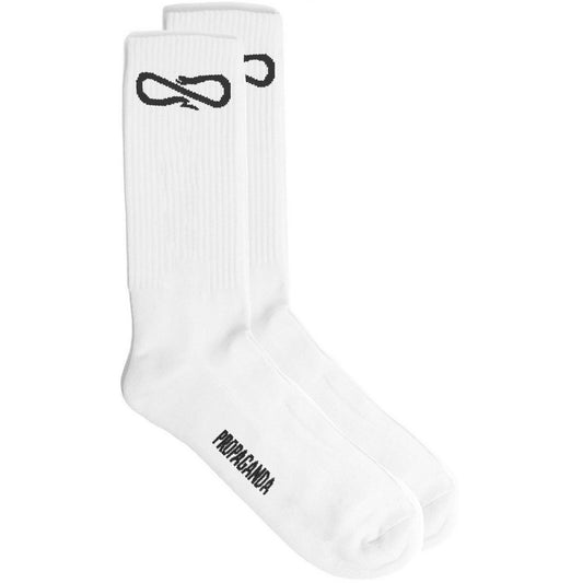 Propaganda Unisex Socken – Socken Logo – Weiß