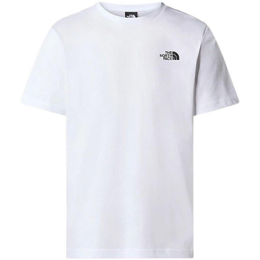 The North Face Herren-T-Shirt – M S/S Redbox Tee – Weiß
