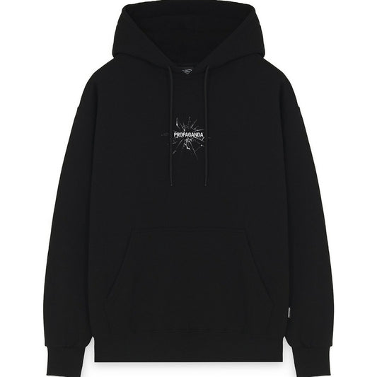 Propaganda Sweats à capuche pour hommes - Sweat-shirt Ribs Glass - Noir