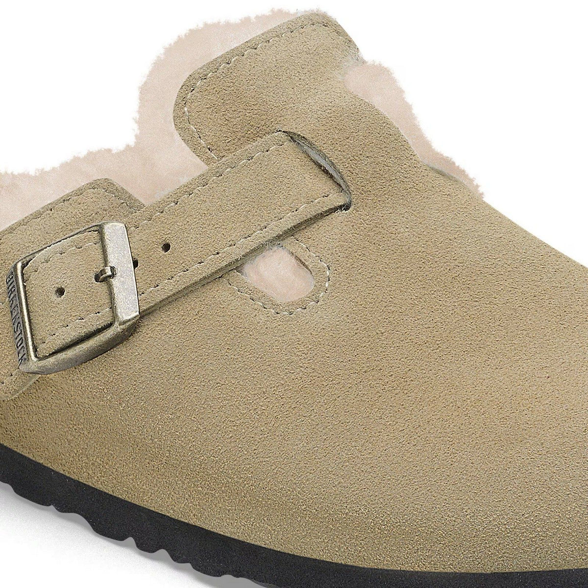 Sandali Unisex Birkenstock - Boston Shearling - Beige