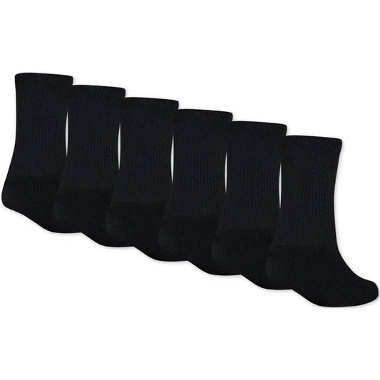 Calze Bambini Unisex Jordan - Everyday Essentials 6Pk Crew - Nero