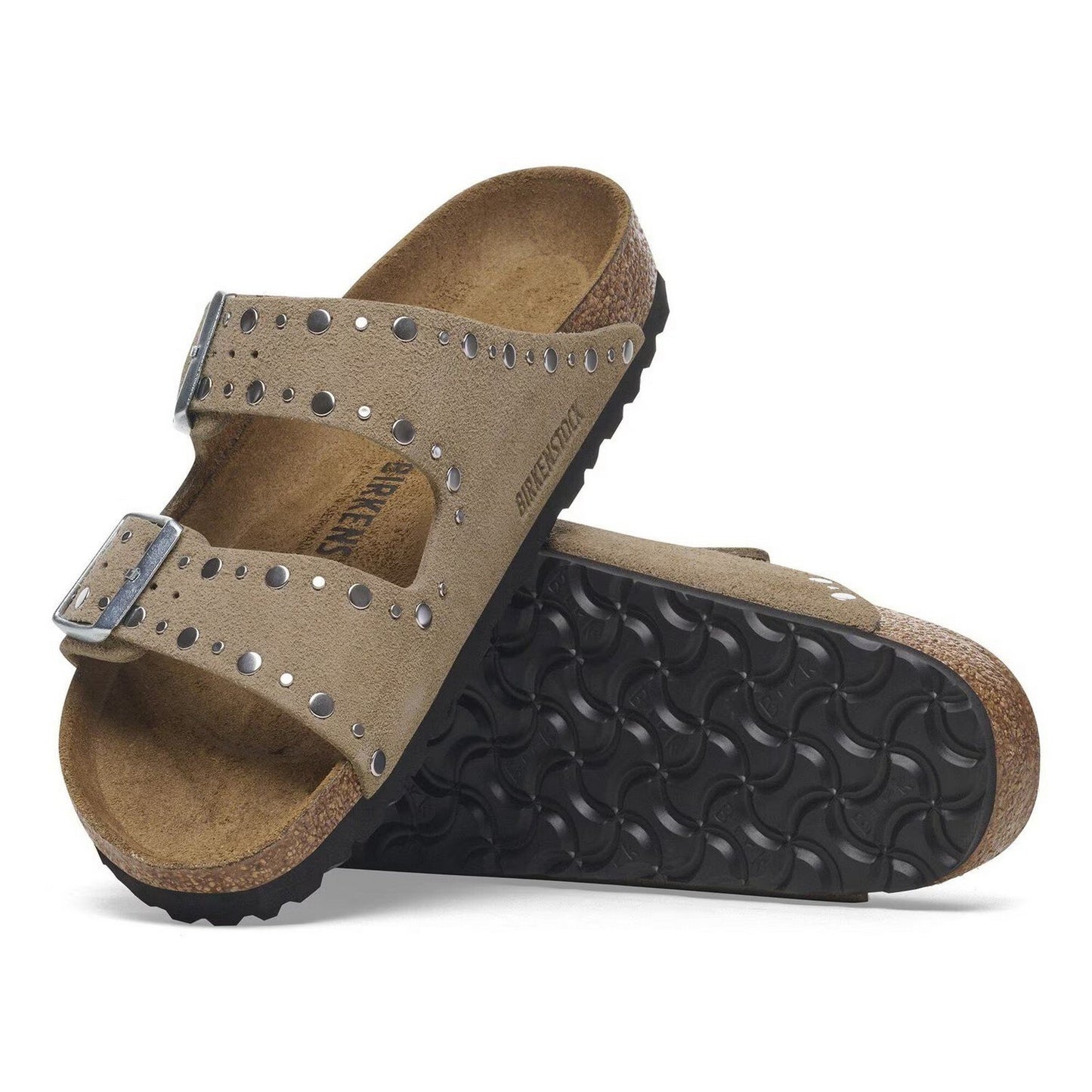 Birkenstock Sandales unisexes - Rivet Arizona - Beige