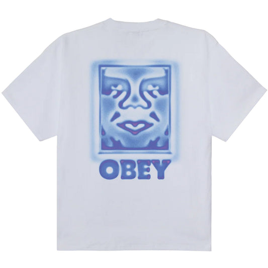 T-shirt Uomo Obey - Obey Heat Map Icon Tee - Bianco