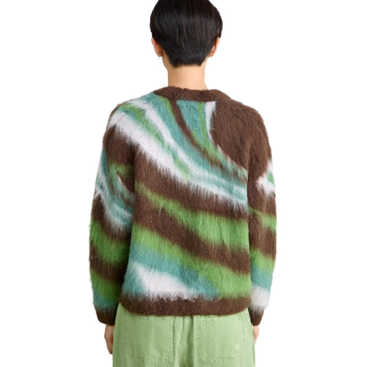 Cardigan Uomo Obey - Delirium Cardigan - Marrone