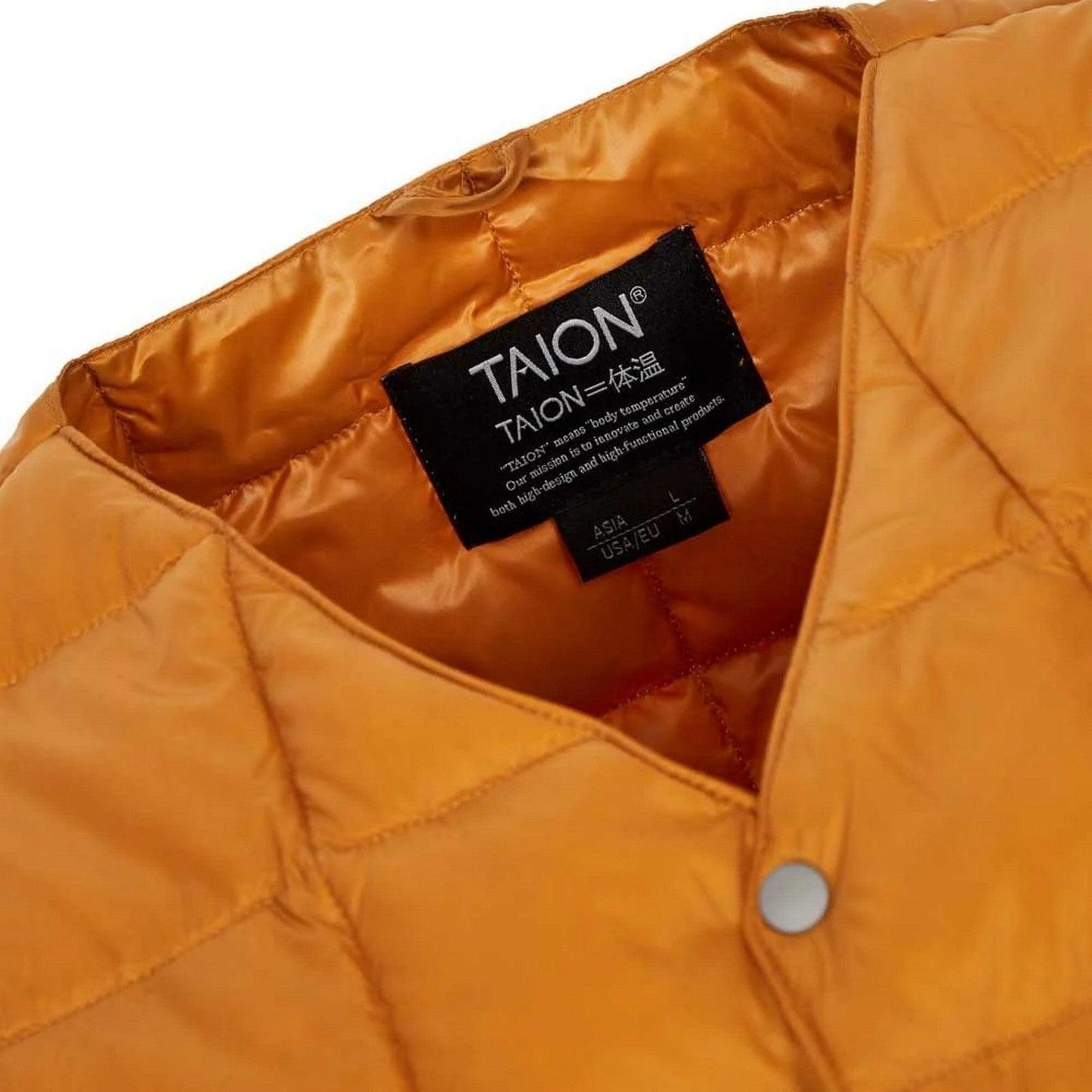 Gilet Unisex Taion - V Neck Button Down Vest - Arancione