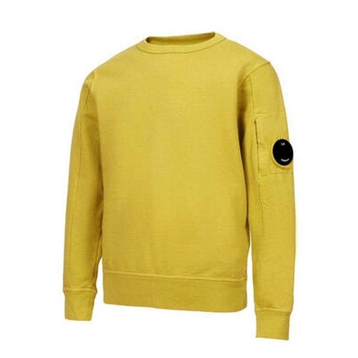 Felpe senza cappuccio Ragazzo C.P. Company - Bambino Sweatshirt Crew Neck - Senape