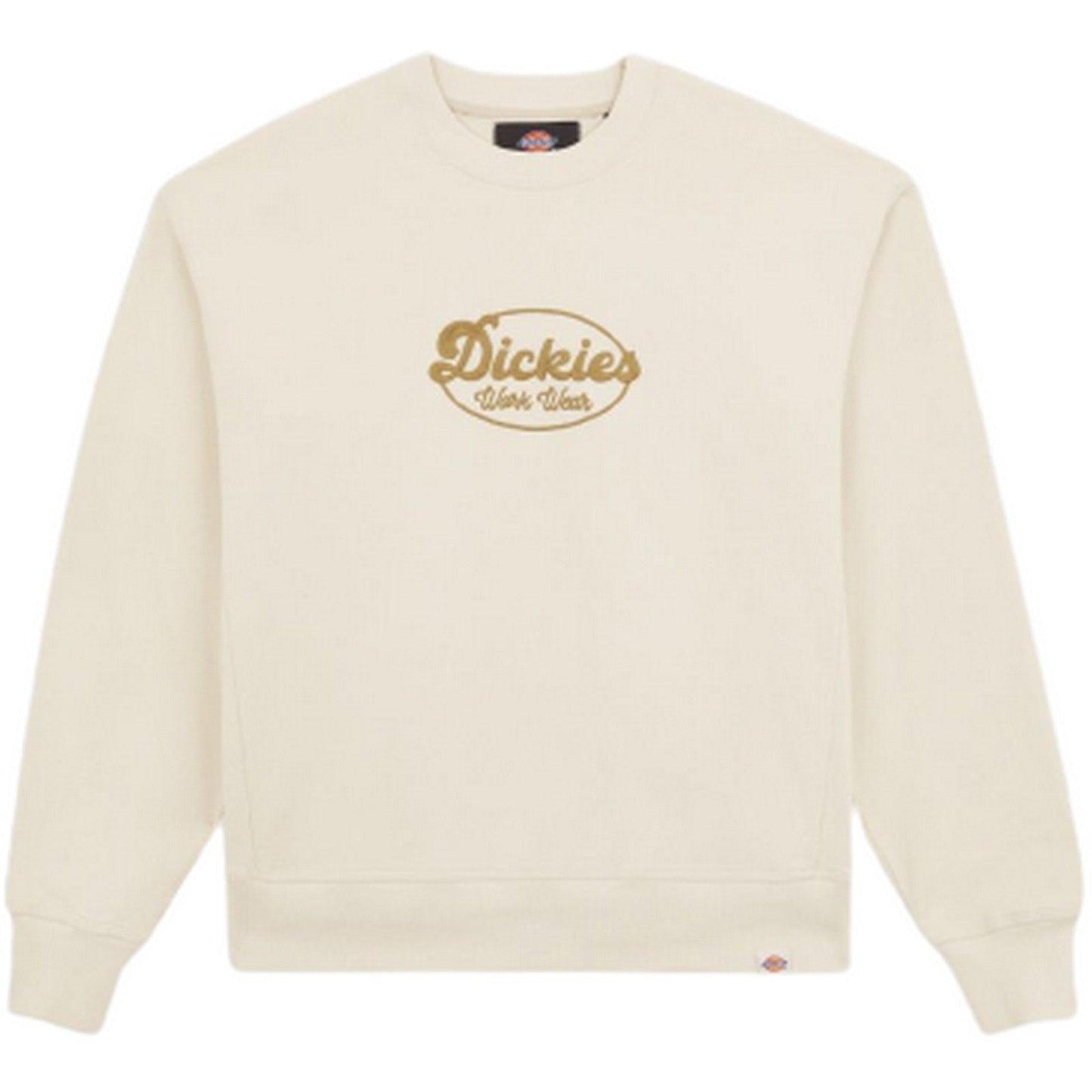 Felpe senza cappuccio Uomo Dickies - Gridley Sweatshirt Whitecap Gray - Panna