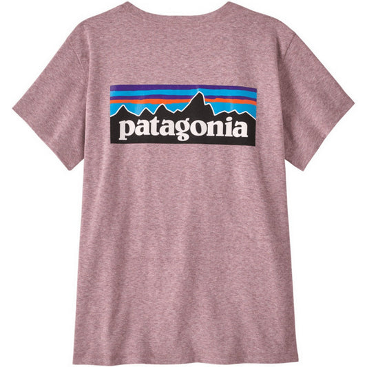 T-shirt Donna Patagonia - W's P-6 Logo Responsibili-Tee - Viola