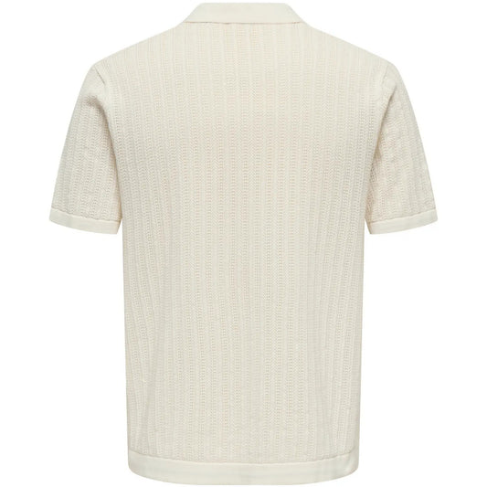 Polo a manica lunga Uomo Only & Sons - Onsmoon Reg 12 Ss Polo Knit Noos - Grigio