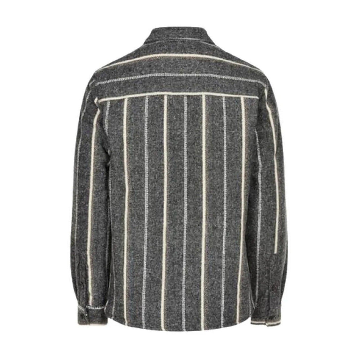 Męskie koszule codzienne Anerkjendt – koszulka wierzchnia Aklobi – czarna