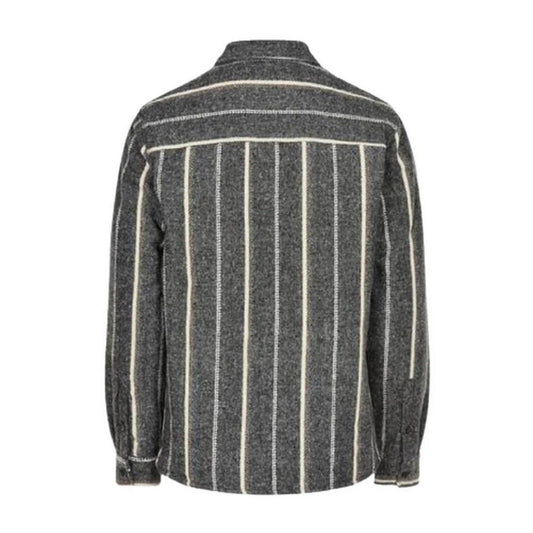 Męskie koszule codzienne Anerkjendt – koszulka wierzchnia Aklobi – czarna