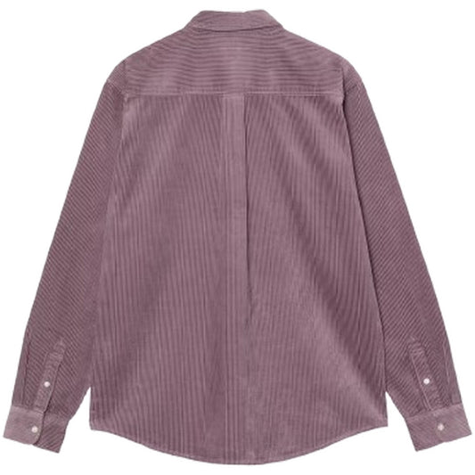 Camicie casual Uomo Carhartt Wip - L/S Madison Cord Shirt - Viola