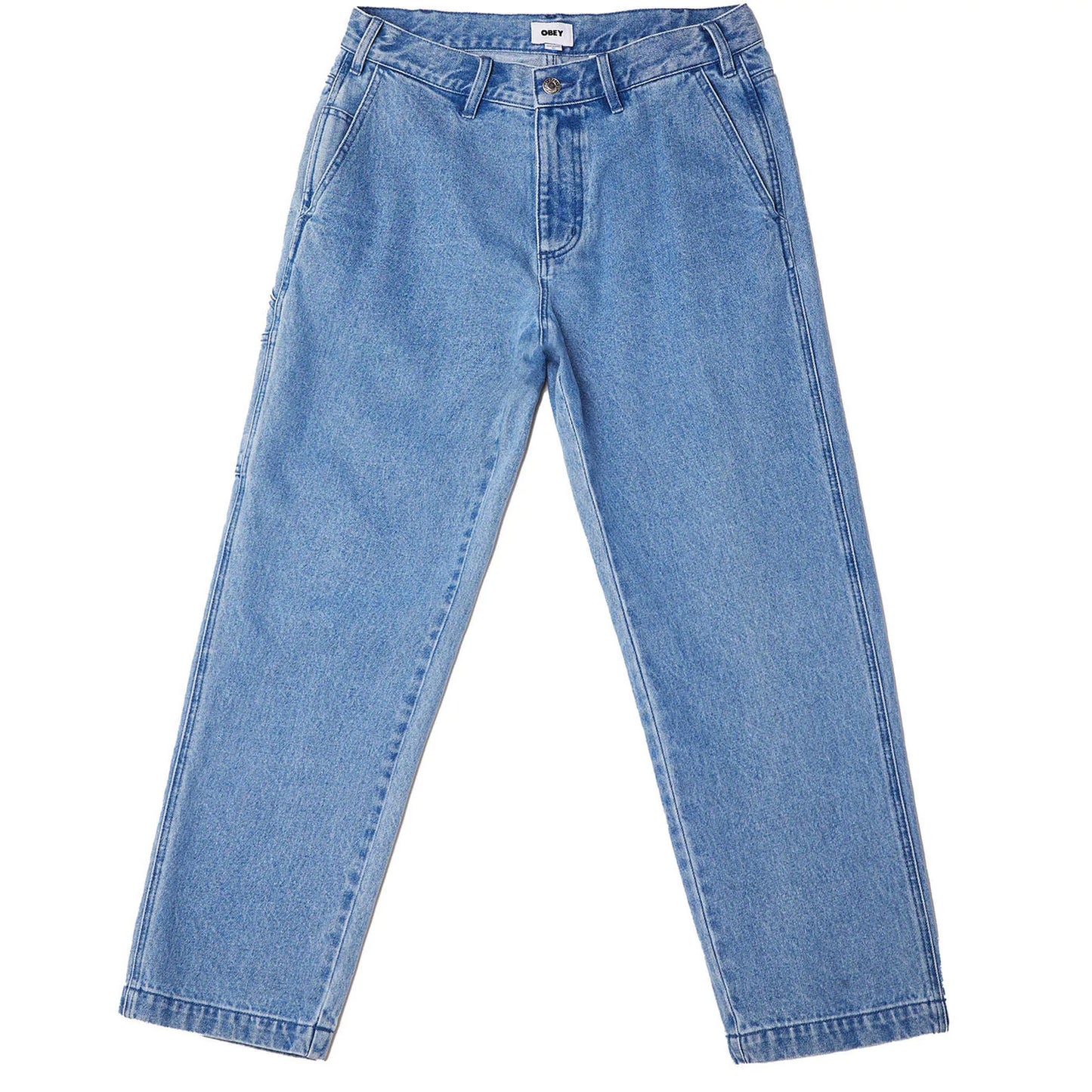 Jeans Unisex Obey - Hardwork Carpenter Denim - Blu