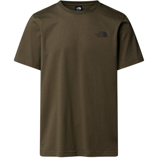 T-shirt Uomo The North Face - M Box Nse Edge Of Light Infill S/S Tee - Marrone