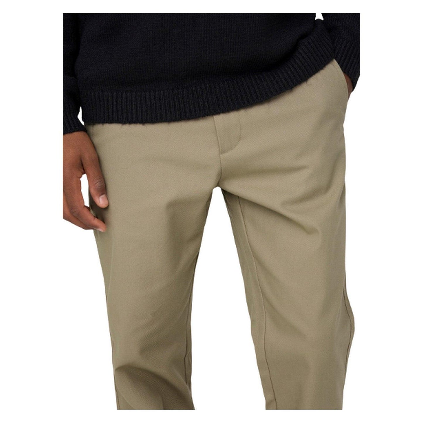 Pantaloni Uomo Only & Sons - Onsedge-Ed Loose 0073 Pant Noos - Beige
